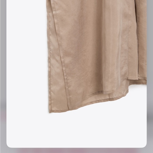 ZARA OVERSIZED SHIRT DRESS - Picture 6 of 7